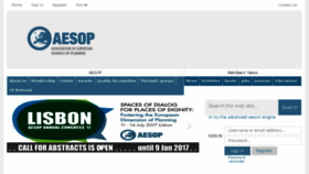 What Aesop-planning.eu website looked like in 2016 (7 years ago)