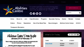 What Abilitiescentre.org website looked like in 2016 (7 years ago)