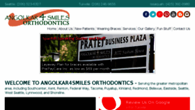 What Angolkar4smiles.com website looked like in 2016 (7 years ago)