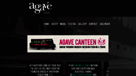 What Agavecanteen.com website looked like in 2016 (7 years ago)