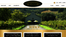 What Amistavineyards.com website looked like in 2016 (7 years ago)