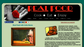 What Anitasrealfood.com website looked like in 2016 (7 years ago)