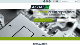 What Actiasodielec.fr website looked like in 2016 (7 years ago)