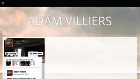 What Adamvilliers.com website looked like in 2016 (7 years ago)