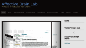 What Affectivebrain.com website looked like in 2016 (7 years ago)