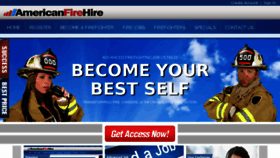 What Americanfirehire.com website looked like in 2016 (7 years ago)