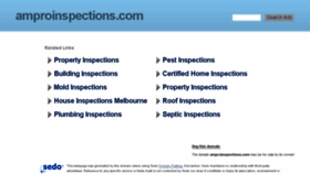 What Amproinspections.com website looked like in 2016 (7 years ago)