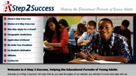 What Astep2success.org website looked like in 2016 (7 years ago)
