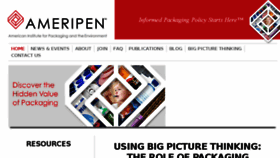 What Ameripen.org website looked like in 2016 (7 years ago)