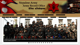 What Abhilekhalaya.nepalarmy.mil.np website looked like in 2016 (7 years ago)