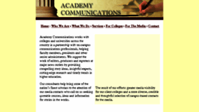 What Academy-media.com website looked like in 2016 (7 years ago)