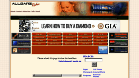 What Alldanzradio.com website looked like in 2016 (7 years ago)