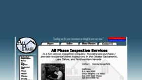 What Allphaseinspection.com website looked like in 2016 (7 years ago)