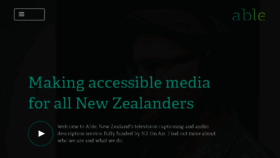 What Able.co.nz website looked like in 2016 (7 years ago)
