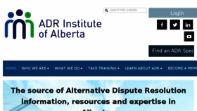 What Adralberta.com website looked like in 2016 (7 years ago)