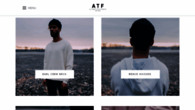 What Atf-clothing.com website looked like in 2016 (7 years ago)