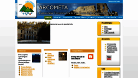 What Arcometa.org website looked like in 2016 (7 years ago)