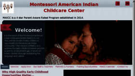 What Americanindianmontessori.net website looked like in 2016 (7 years ago)