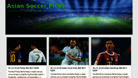 What Asiansoccerpicks.com website looked like in 2016 (7 years ago)