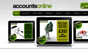 What Accountsonline.co.uk website looked like in 2016 (7 years ago)