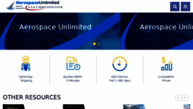 What Aerospaceunlimited.com website looked like in 2016 (7 years ago)