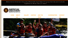 What Americandiscovery.net website looked like in 2016 (7 years ago)
