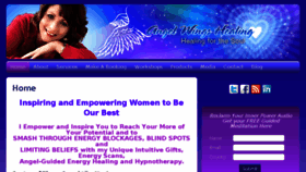 What Angelwings-healing.com website looked like in 2016 (7 years ago)