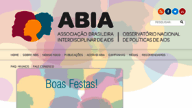 What Abiaids.org.br website looked like in 2016 (9 years ago)