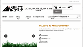 What Athleteinspired.com website looked like in 2017 (7 years ago)