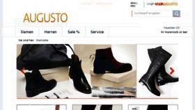What Augusto-schuhe.com website looked like in 2017 (7 years ago)