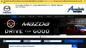 What Avondalemazda.com website looked like in 2017 (7 years ago)