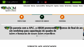 What Abqm.com.br website looked like in 2017 (7 years ago)