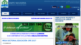 What Anpenavarra.com website looked like in 2017 (7 years ago)