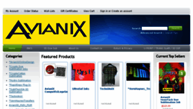 What Avianix.com website looked like in 2017 (7 years ago)