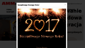 What Ammrobot.pl website looked like in 2017 (7 years ago)
