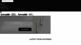 What Artemide.us website looked like in 2017 (7 years ago)