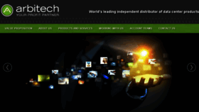 What Arbitech.com website looked like in 2017 (7 years ago)
