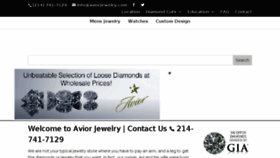What Aviorjewelry.com website looked like in 2017 (7 years ago)