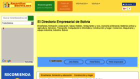 What Amarillasbolivia.net website looked like in 2017 (8 years ago)