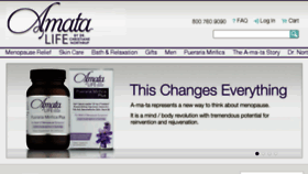What A-ma-ta.com website looked like in 2017 (7 years ago)