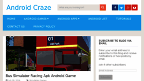 What Androidcraze.net website looked like in 2017 (7 years ago)