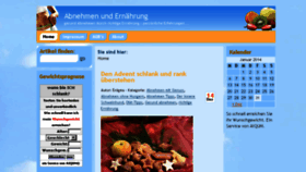 What Abnehmen-und-ernaehrung.de website looked like in 2017 (7 years ago)