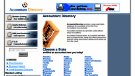 What Accountantdirectory.us website looked like in 2017 (7 years ago)