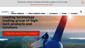 What Addtech.com website looked like in 2017 (7 years ago)