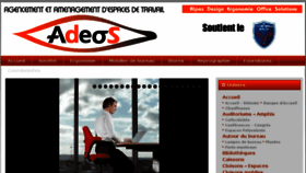 What Adeos-office.com website looked like in 2017 (7 years ago)