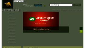 What Adventvideo.hu website looked like in 2017 (7 years ago)
