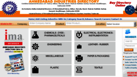 What Ahmedabadindustries.com website looked like in 2017 (7 years ago)