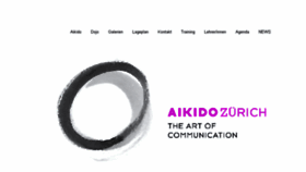 What Aikido-zuerich.ch website looked like in 2017 (7 years ago)