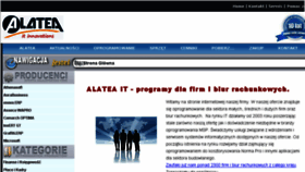 What Alatea.pl website looked like in 2017 (7 years ago)