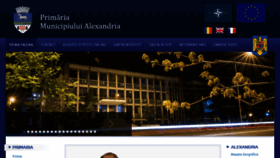 What Alexandria.ro website looked like in 2017 (7 years ago)